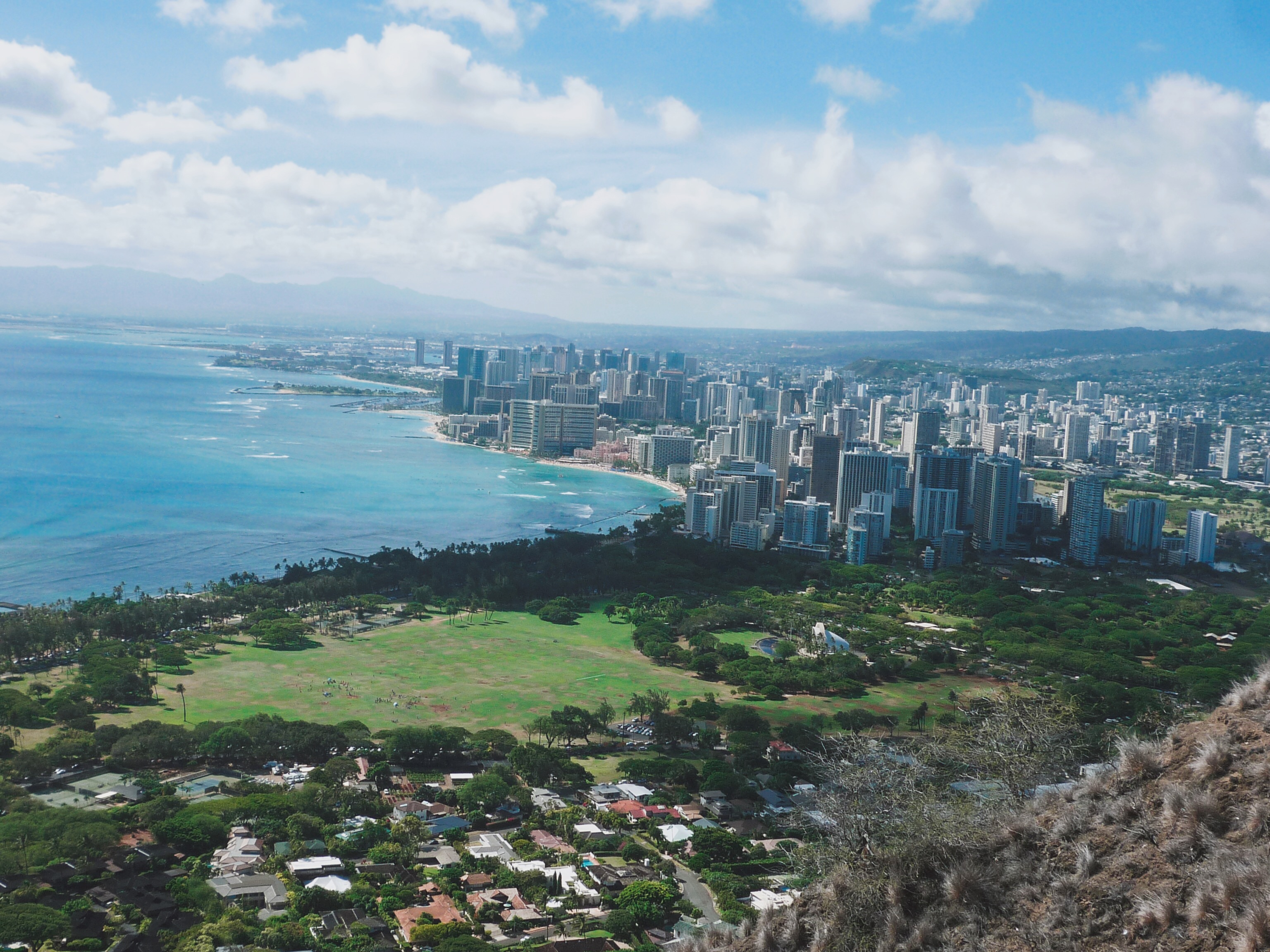 🇺🇸【夏威夷】登高只為了看盡威基基美景的鑽石頭山