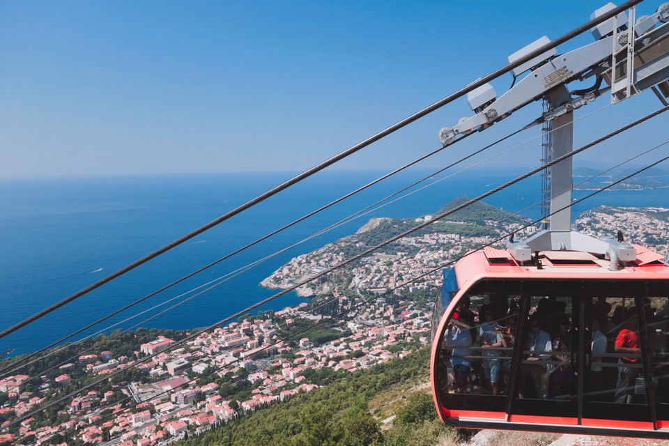 🇭🇷【克羅埃西亞】搭上杜布羅夫尼克纜車，看盡老城區風光 Dubrovnik cable car, Croatia（2022/5更新）