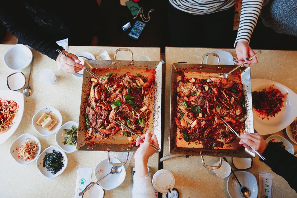 🇰🇷【大邱】人生中第一次吃河豚肉！美成辣炒河豚 미성복어불고기, South Korea