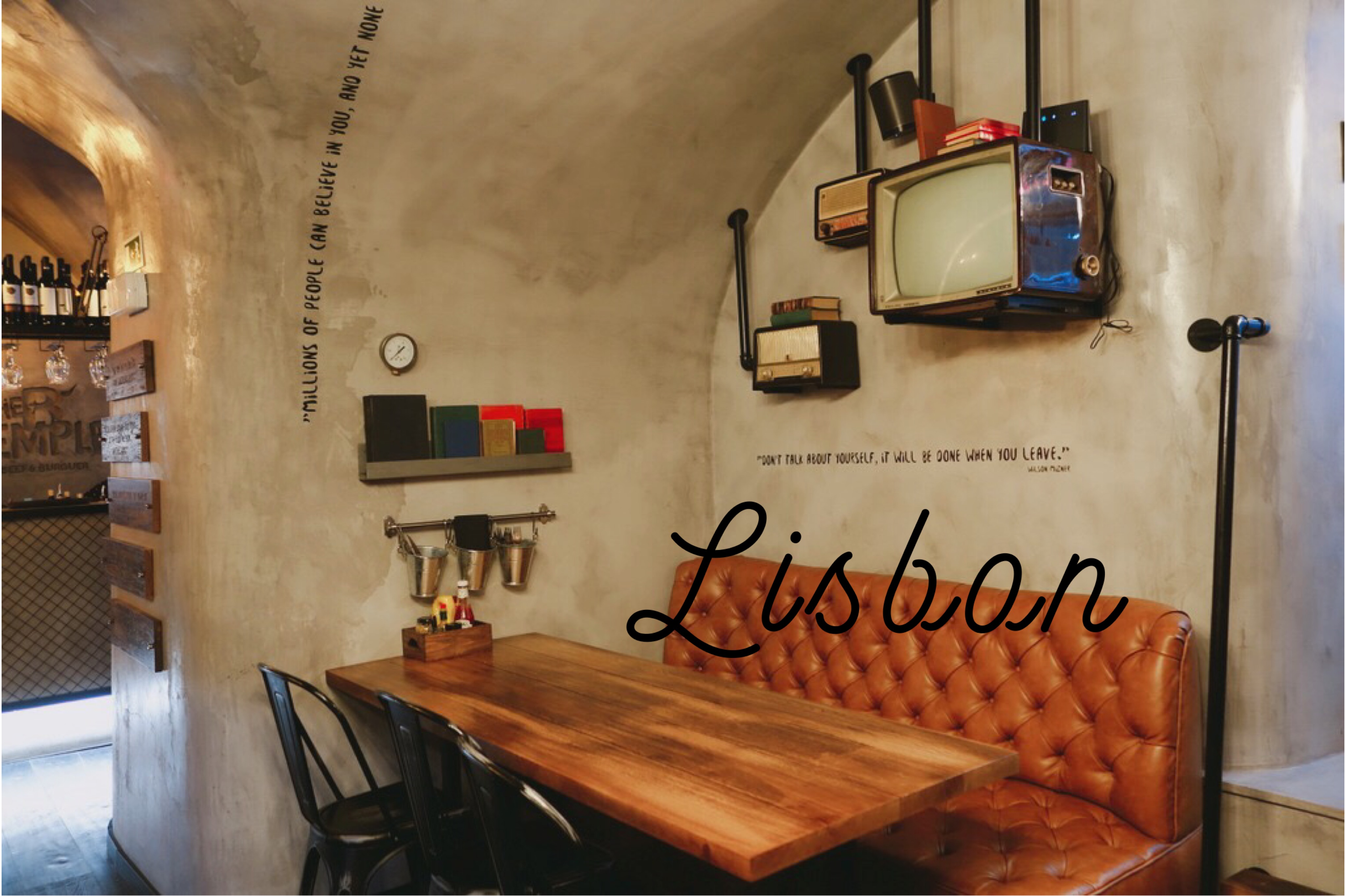 🇵🇹 里斯本 | 誤打誤撞的地窖復古風情漢堡店The B Temple, Portugal