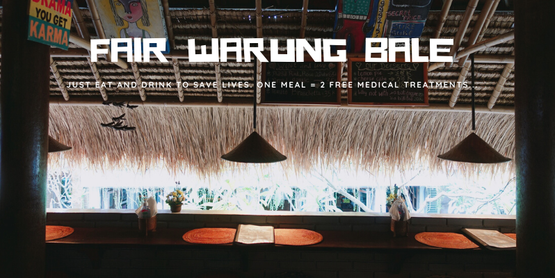 🇮🇩 峇里島 | 吃和喝就能挽救生命,1份餐=2份免費醫療服務,上公益餐館吃飯吧! Fair Warung Bale, Indonesia
